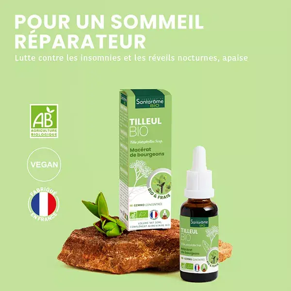 Santarome Bio - Broto de Tília Orgânico - Gemoterapia - Frasco de 30ml