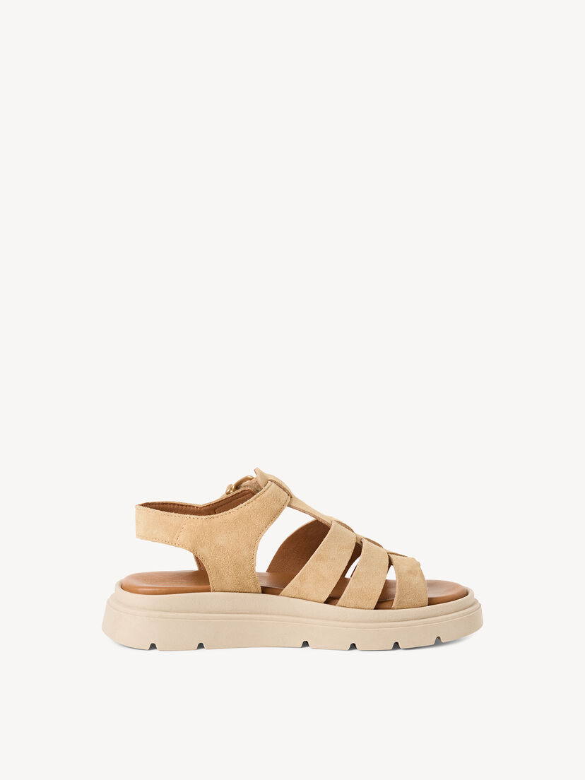 Leren Sandaaltje - beige