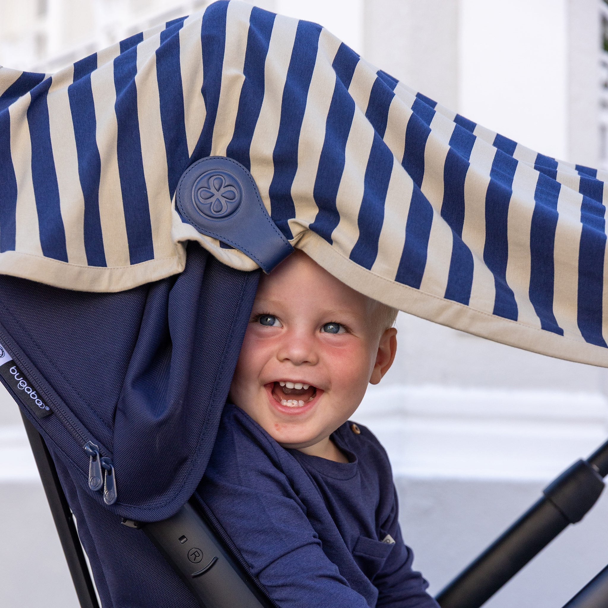 UV Decke Navy/Sandy Stripe