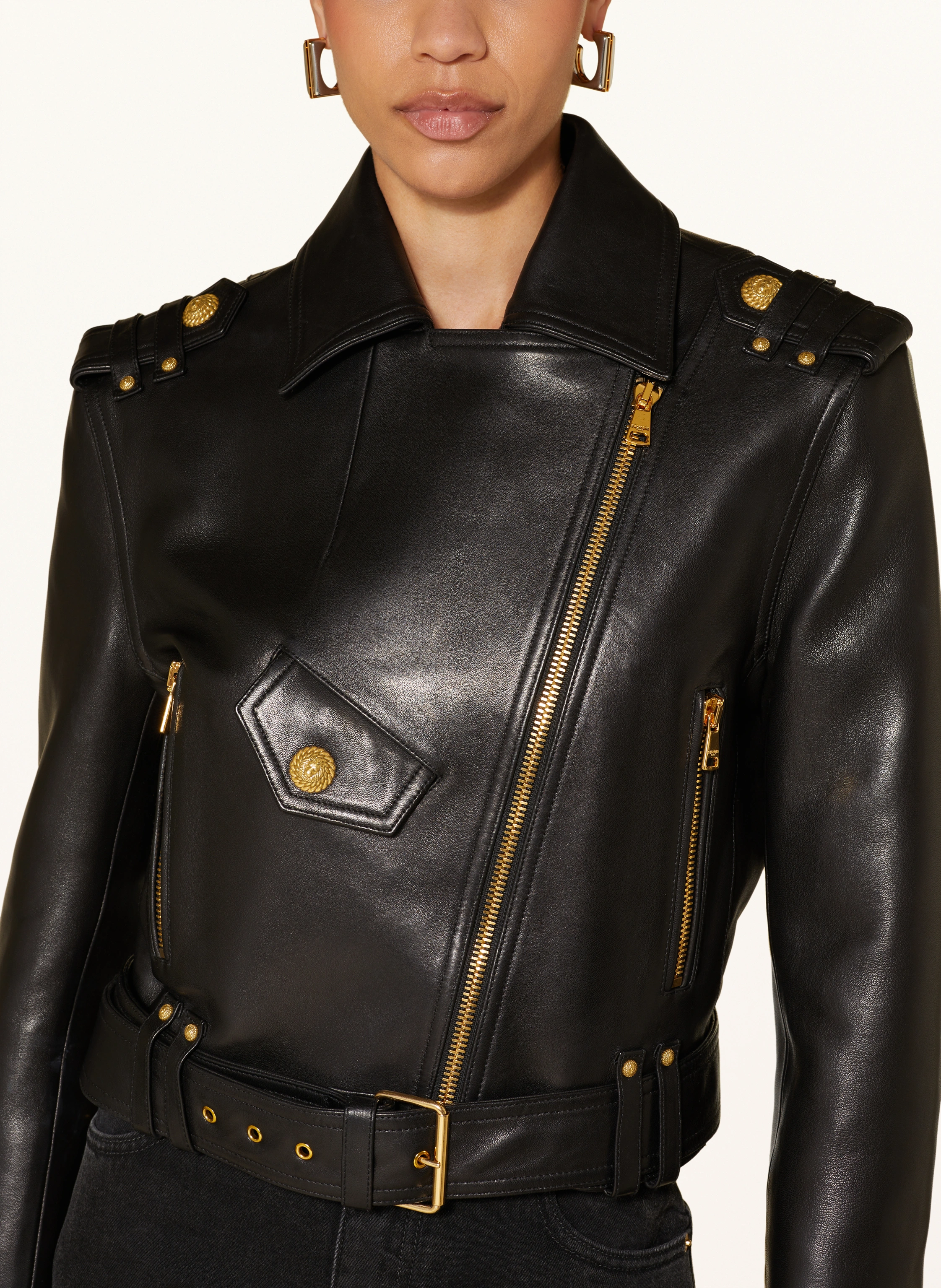 BALMAIN Lederjacke