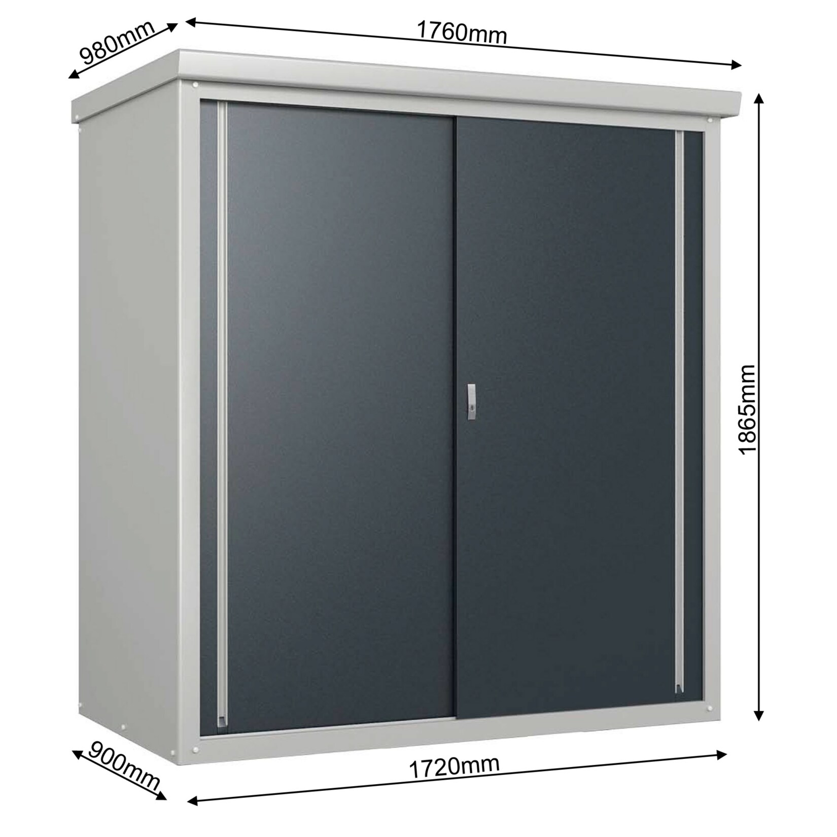 Trimetals Gartenschrank Guardian D63