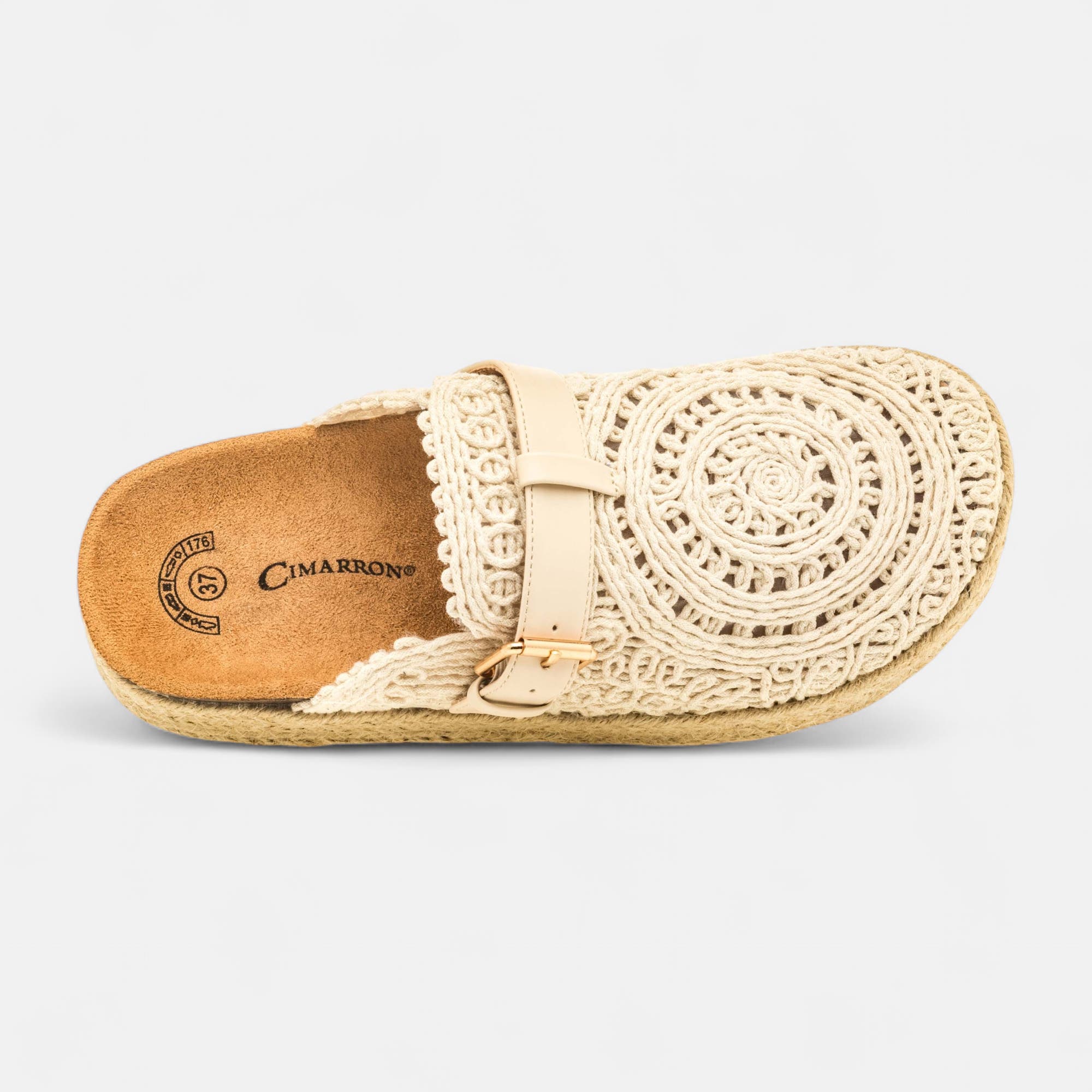 Mules Femme beige