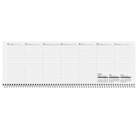 Idena Tischkalender 2024 1 Woche/2 Seiten FSC-Mix