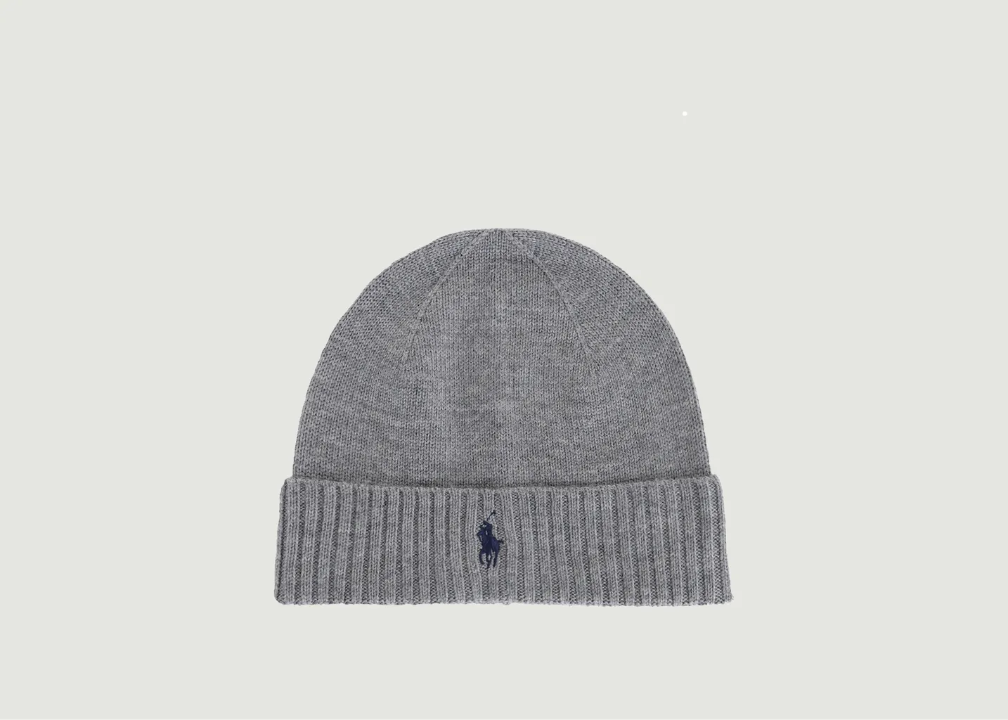 Bonnet siglé en laine mérinos Polo Ralph Lauren