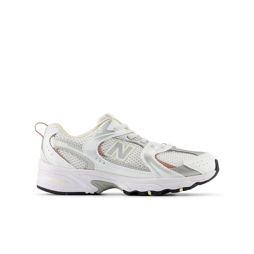 New Balance 530 Little Kids' Sneakers, White/Calcium, 32