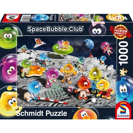 Schmidt Spiele Puzzle - SpaceBubble.Club: Auf dem Mond, 1000 Teile