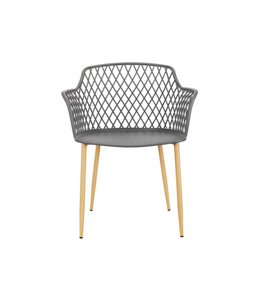 Paris Prix - Lot De 4 Fauteuils Design malaga 80cm Gris