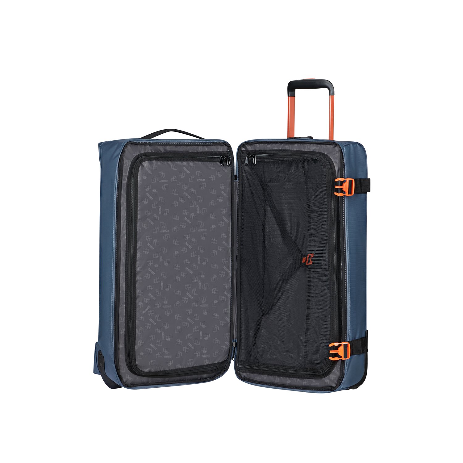 American Tourister Urban Track Duffle/Wheels M Coated navy/orange