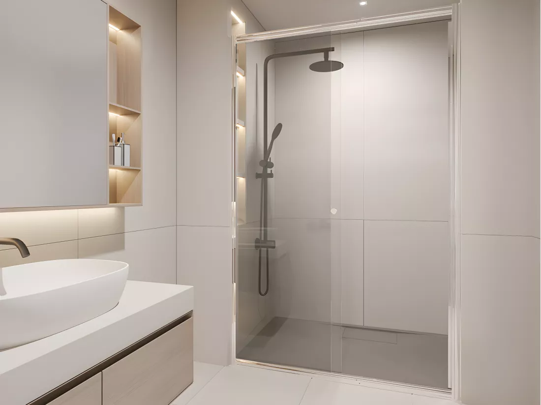 Paroi de douche coulissante JESSICA II - 140x190 cm