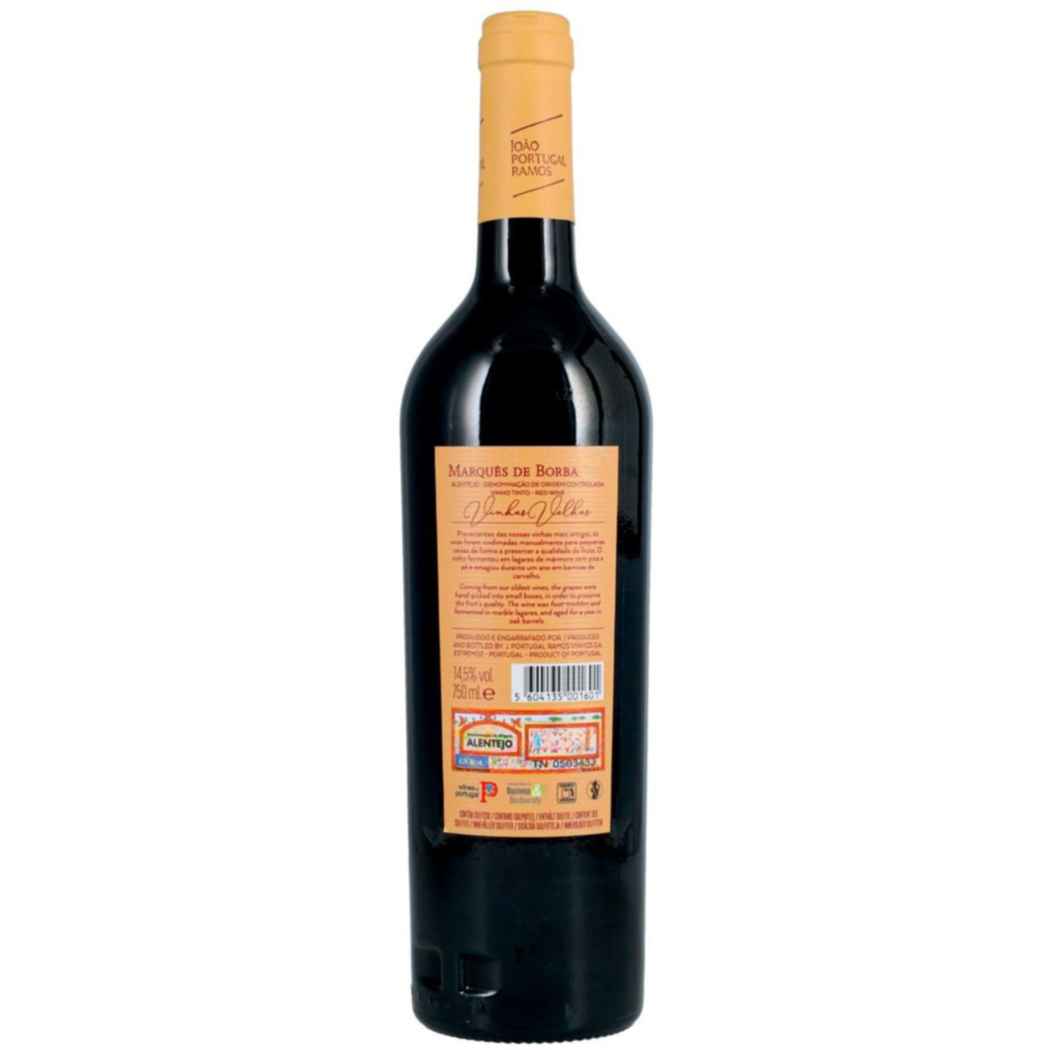 Alentejo Vinhas Velhas Tinto Marquês de Borba -75cl
