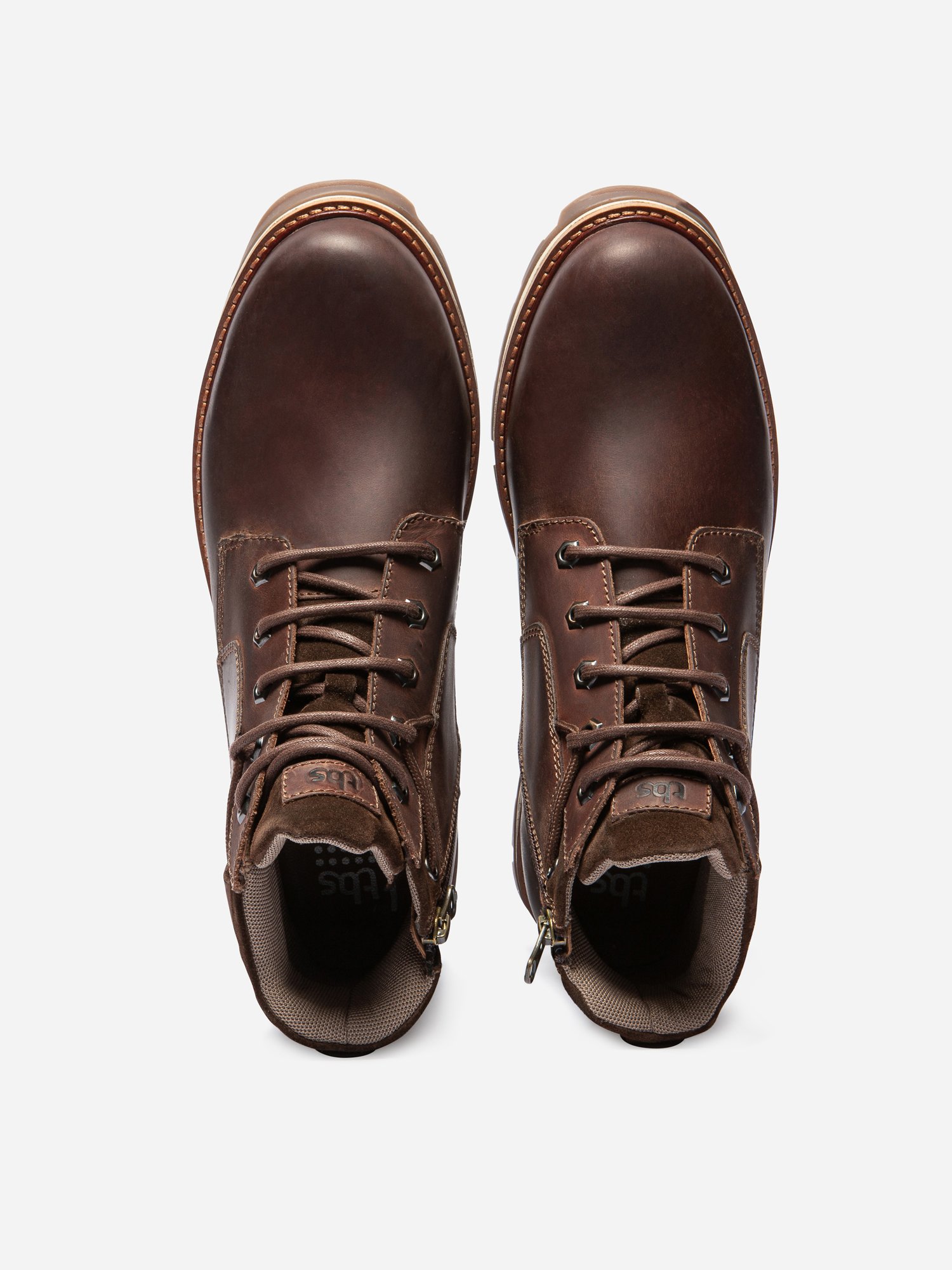 Boots Homme Confort Purefoam Cuir Marron