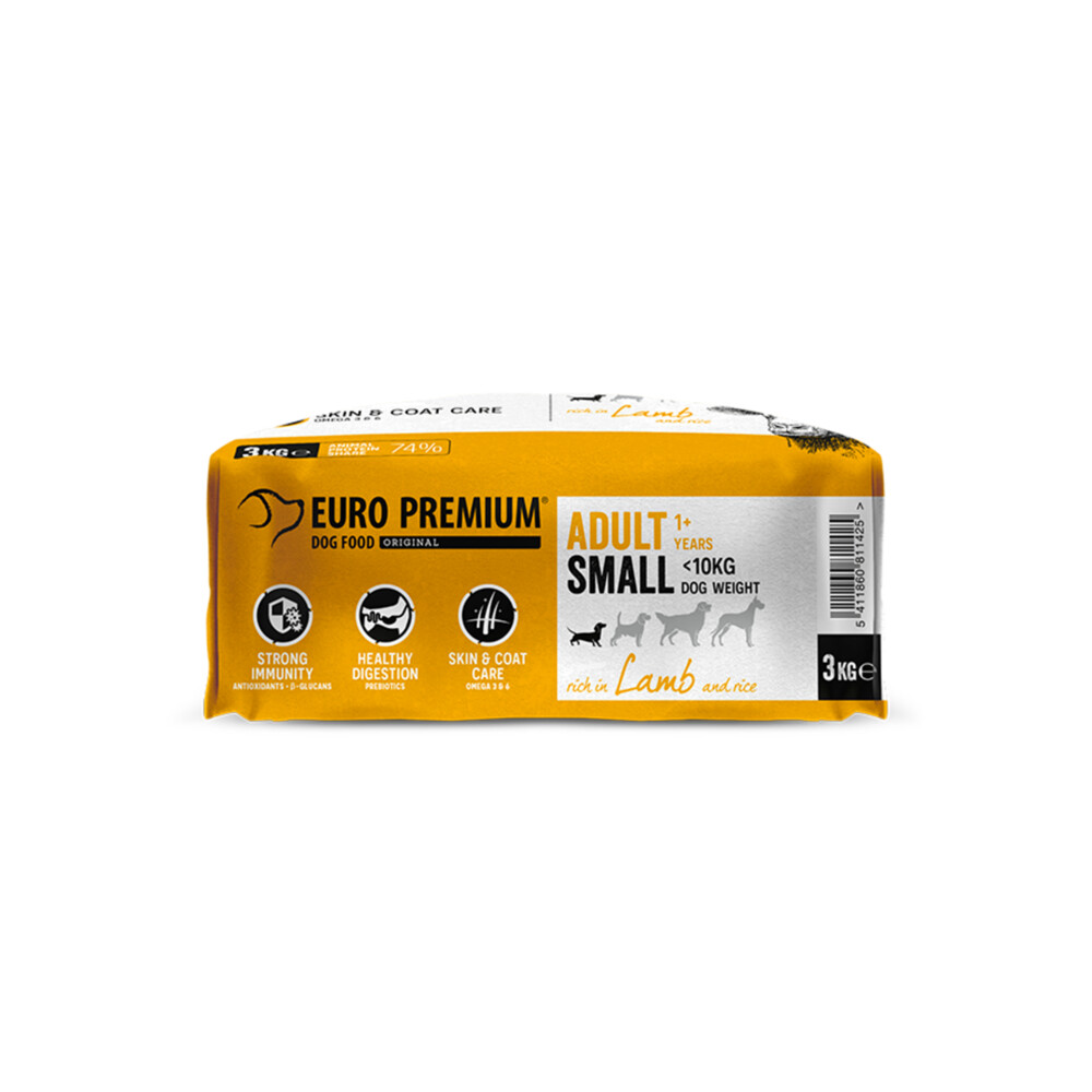 Euro-Premium Adult Small Lam - Rijst3 kg