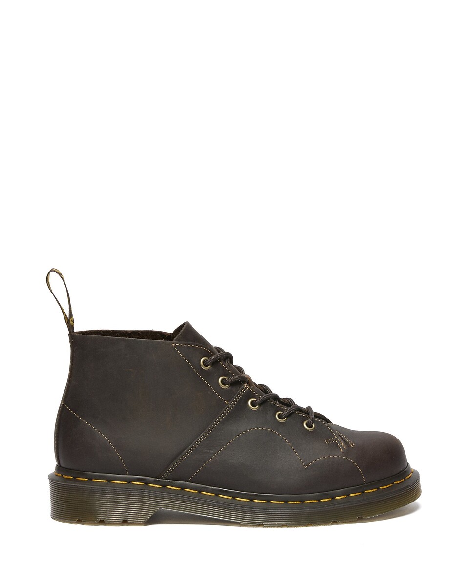DR. MARTENS<br>Botas Church Monkey em couro oleoso