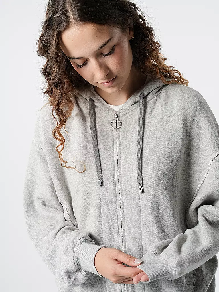 MOS MOSH Sweatjacke MMVINCA grau