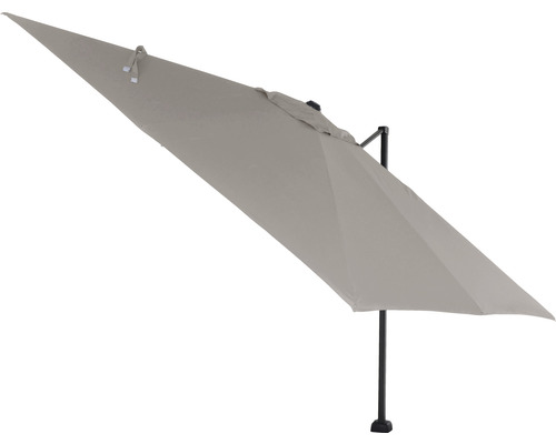 Zwevende parasol Sunset N+ 350 x 260 cm polyester taupe