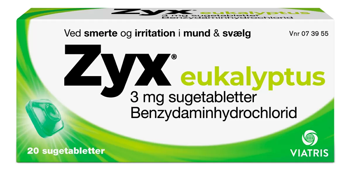 Zyx Eukalyptus - 20 sugetabletter