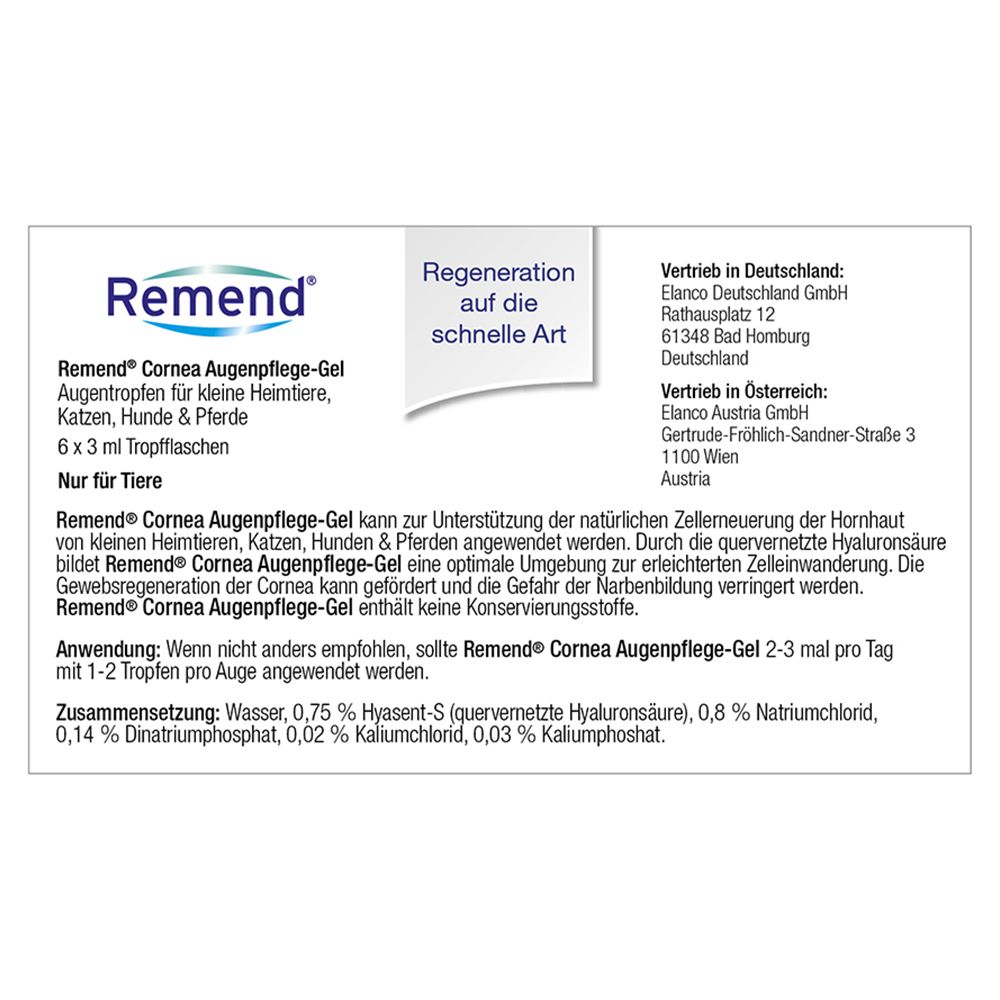 Remend® Cornea Augenpflege-Gel