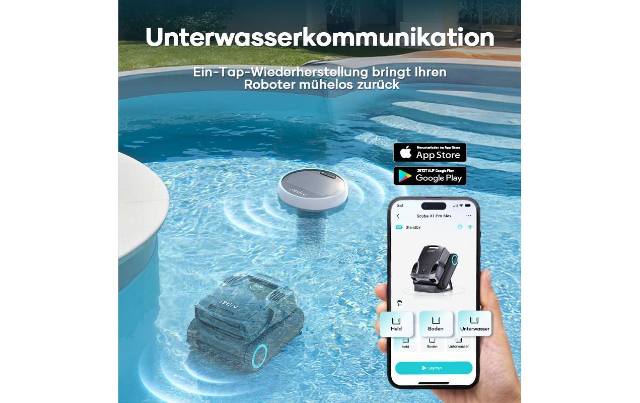 Poolreinigungs-Roboter Scuba S1<br>Kabelloser Roboter-Poolreiniger