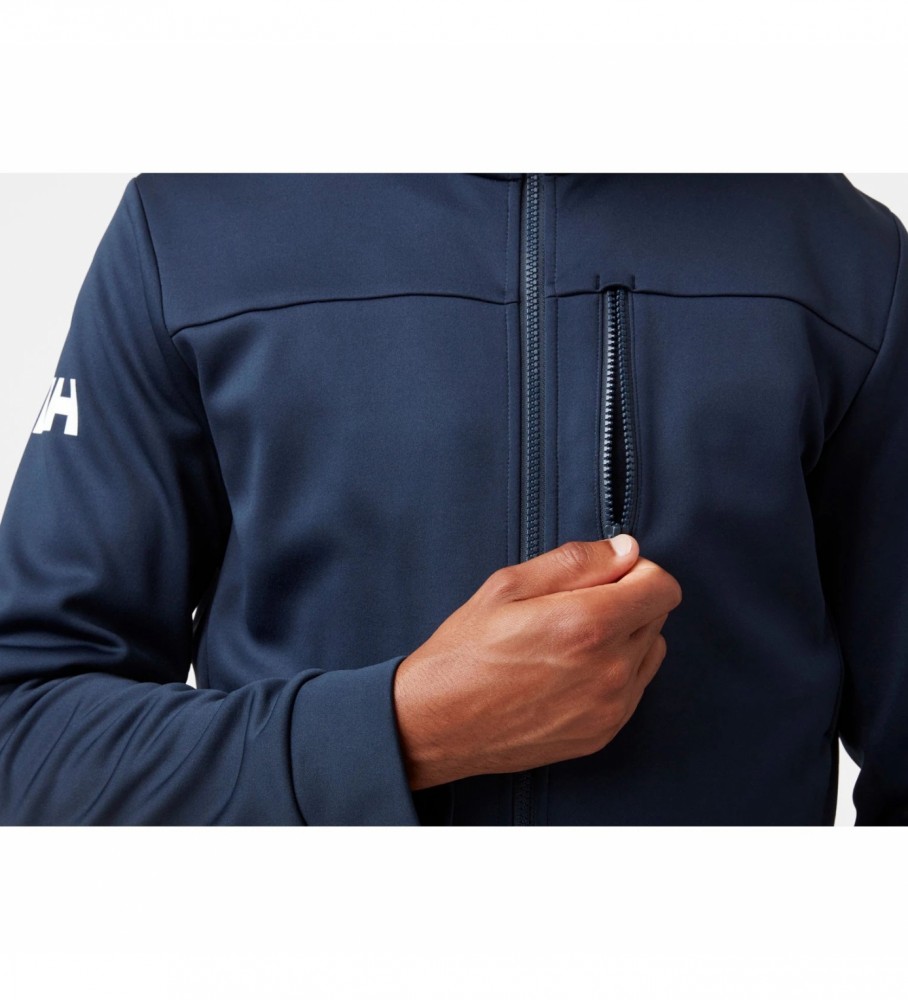 Jaqueta de lã Helly Hansen Navy Crew