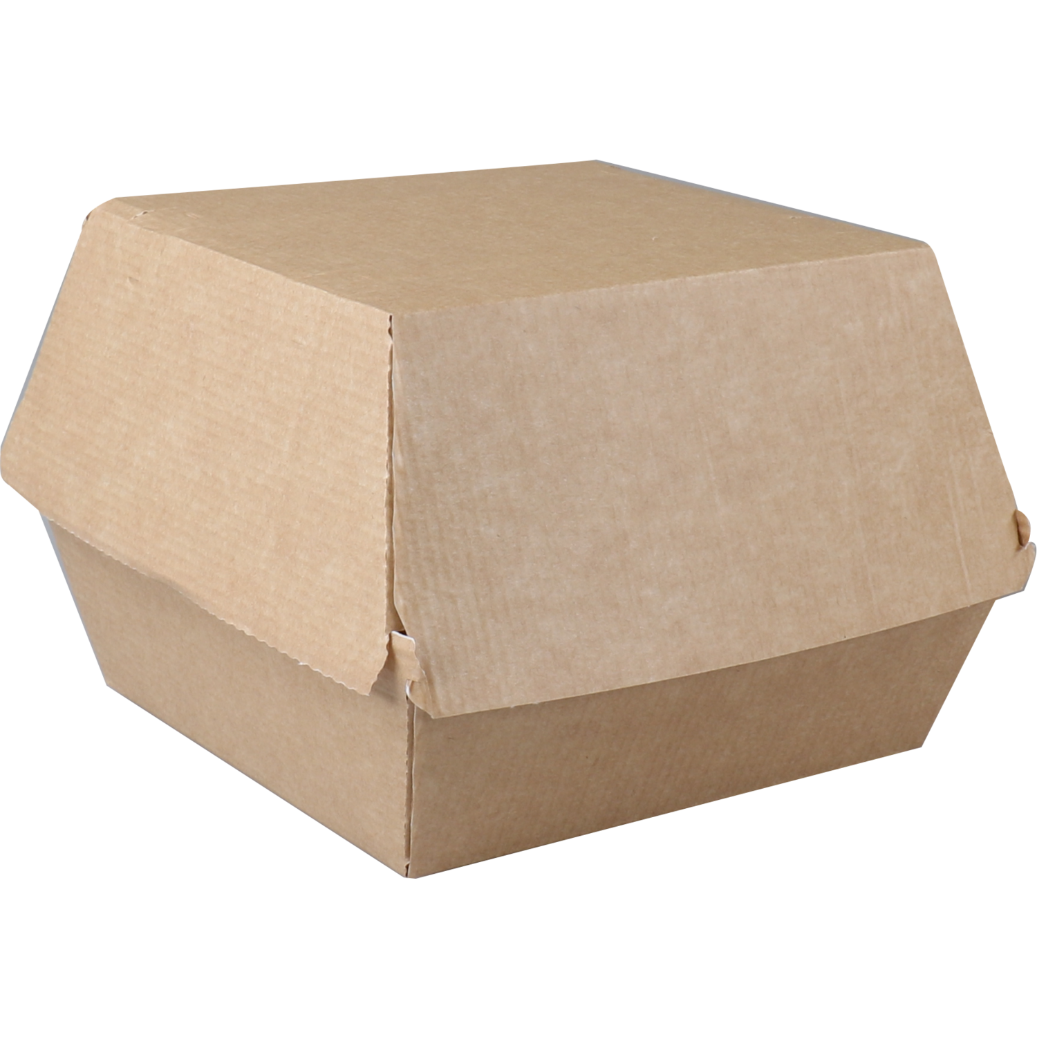 Depa Bak, Ersatzpapier, Golfpapieren snacklijn, hamburgerbox, 120x120x100mm, bruin
