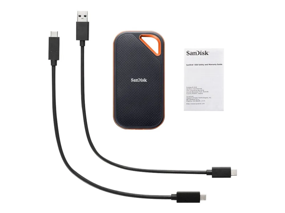 SD EXTREME PRO 4TB PORTABLE SSD READ/WRITE UP TO 2000MB/S USB 3.