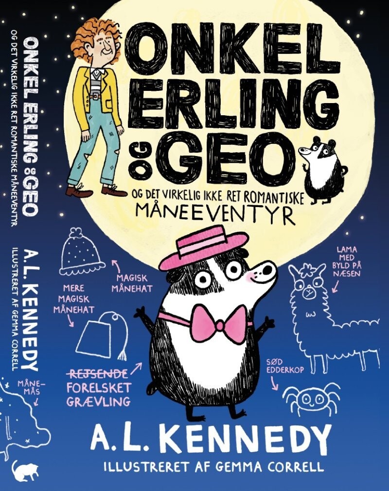 Onkel Erling Og Geo Og Det Virkelig Ikke Ret Romantiske Måneeventyr - A.l. Kennedy - Bog