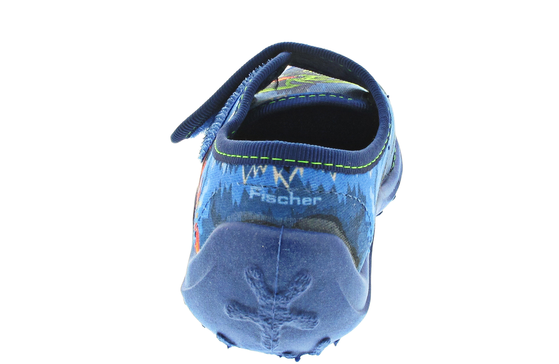 Fischer Markenschuhe Boogy Hausschuh blau