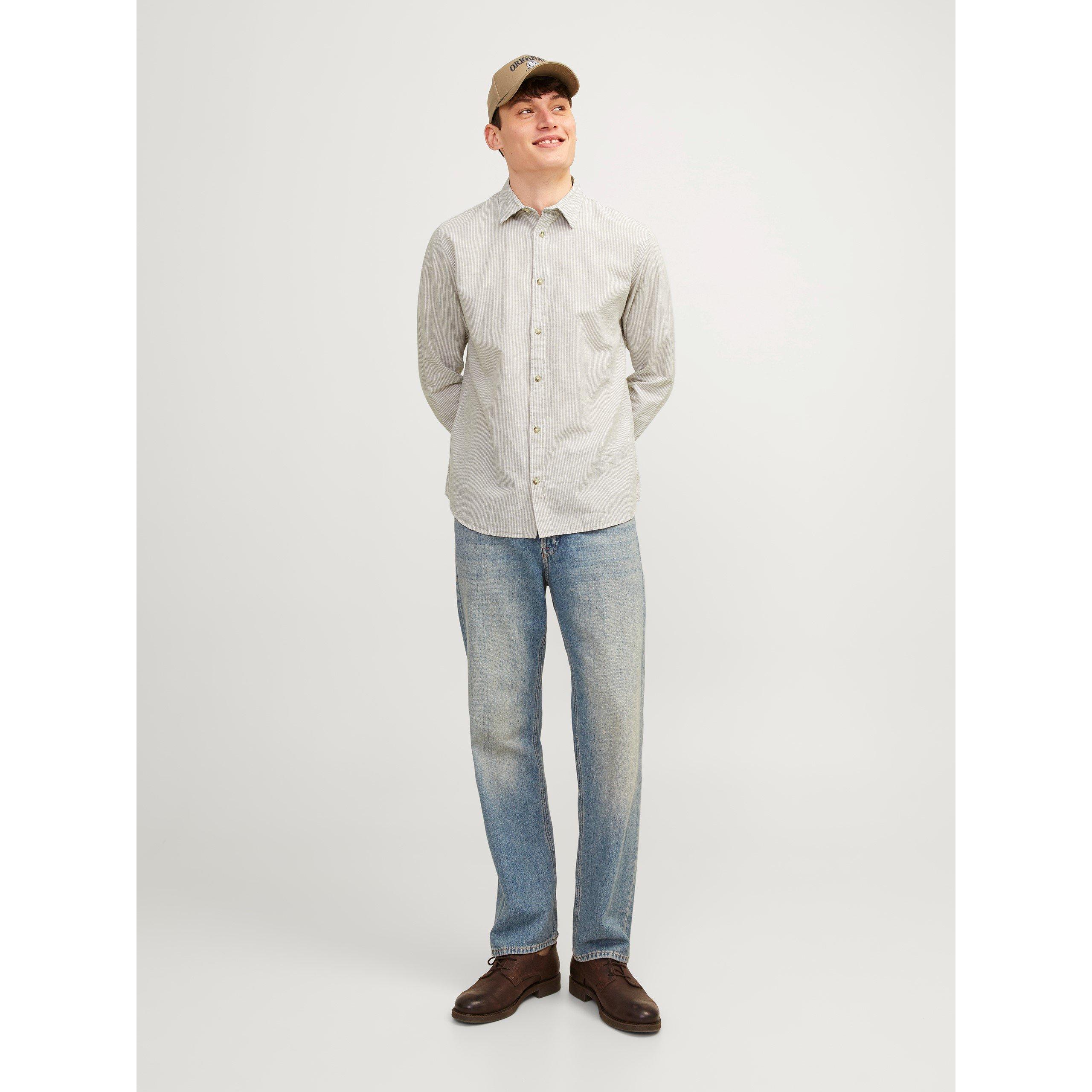 Jack and Jones JW Long Sleeve Linen Shirt