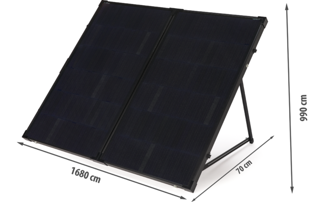 Berger Deluxe klappbare Solaranlage / Koffer-Solaranlage