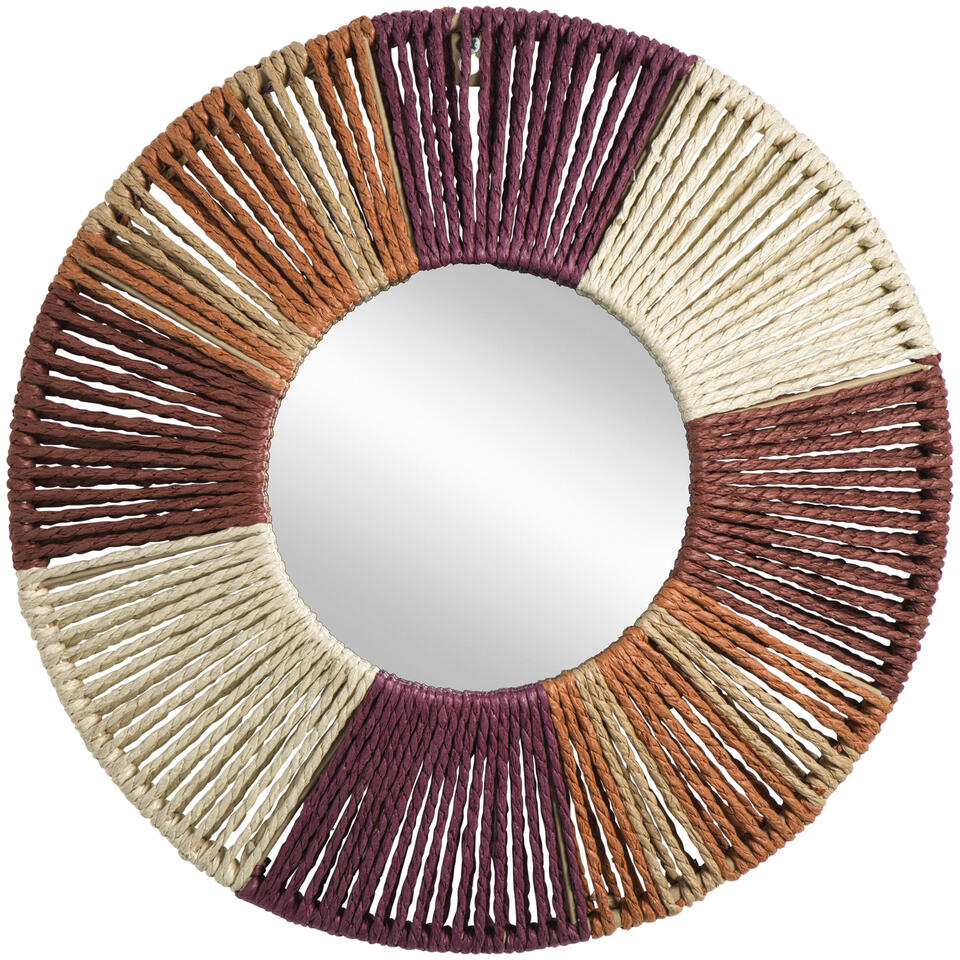 Spiegel Fes - multikleur - Ø40 cm