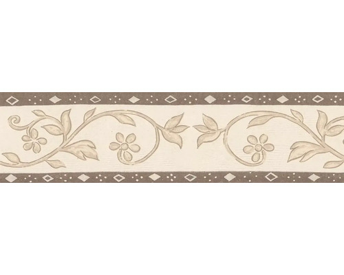 Rand 5241-71 Alleen Randen 9 Cappuccino Wijnstok crèmebruin 5 m x 13 cm