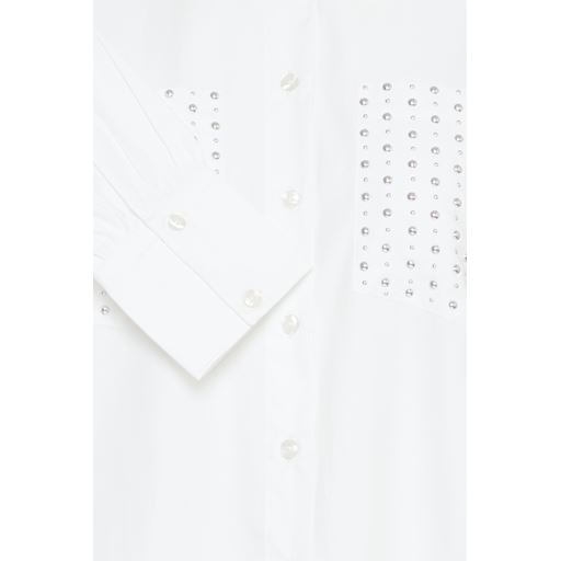 Fransa Garia Skjorte, Blanc De Blanc, XL