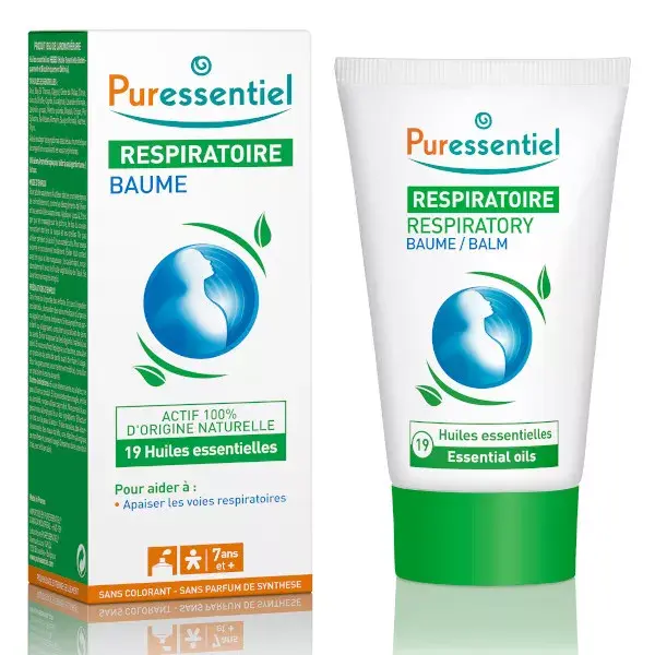 Bálsamo Respiratório Puressentiel com 19 Óleos Essenciais 50ml