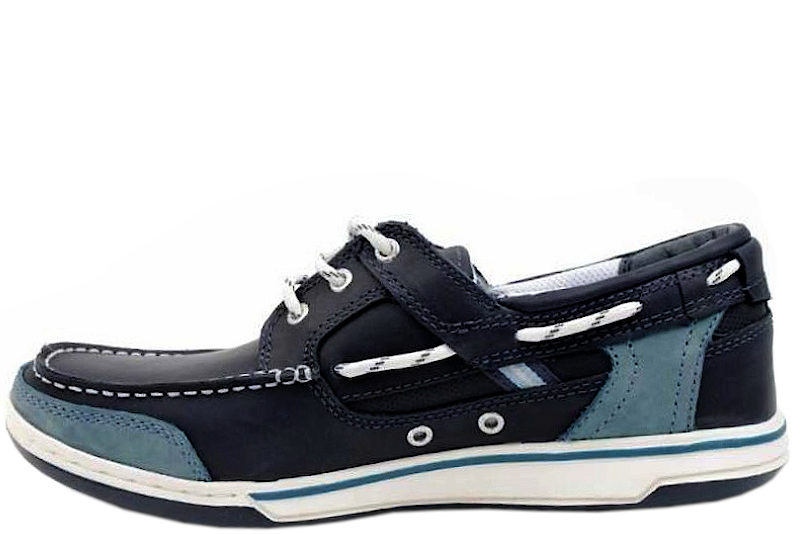 SEBAGO TRITON THREE EYE MØRKEBLÅ SEJLERSKO