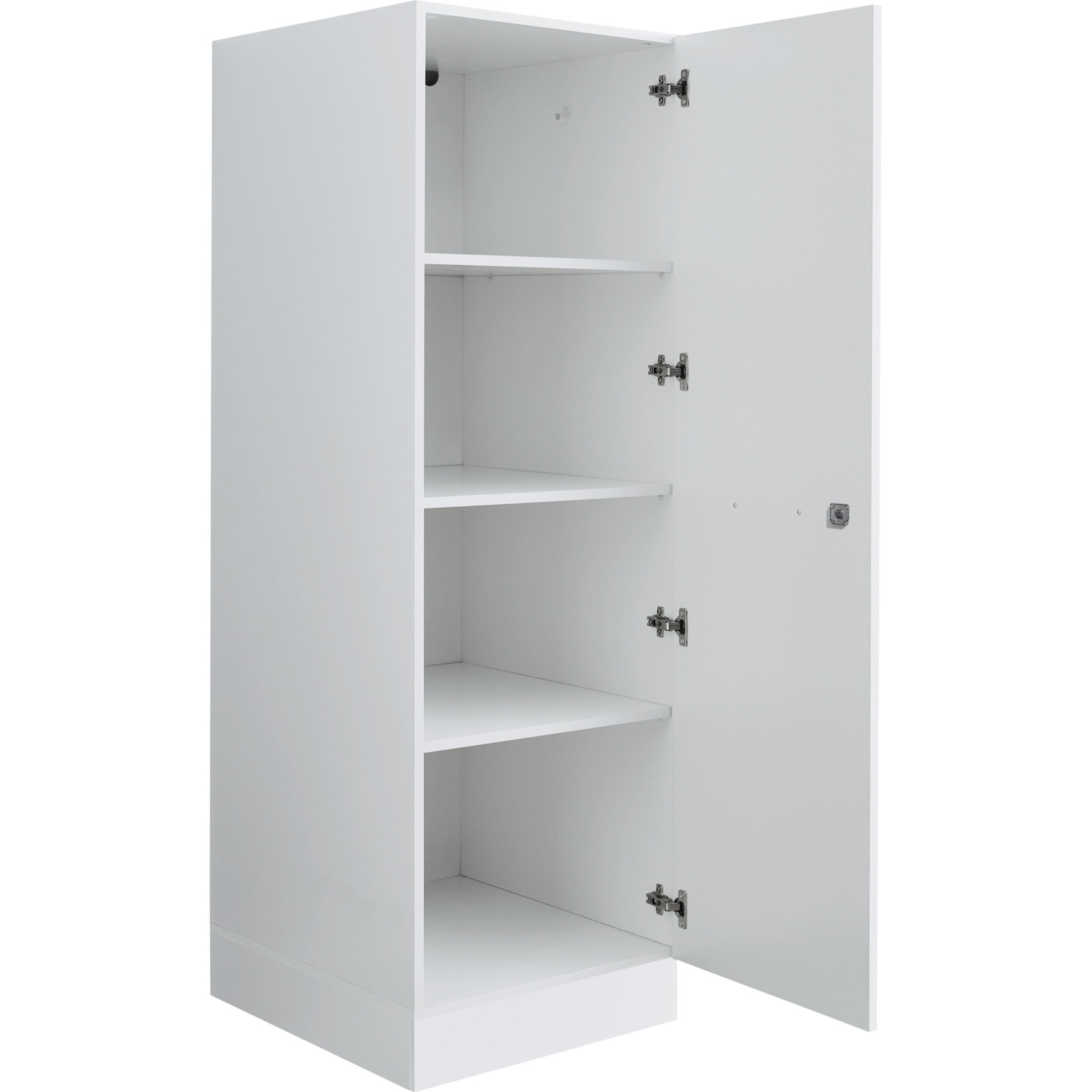 Hochschrank Laundreezy melamin weiss matt 50 x 162 x 67,5 cm