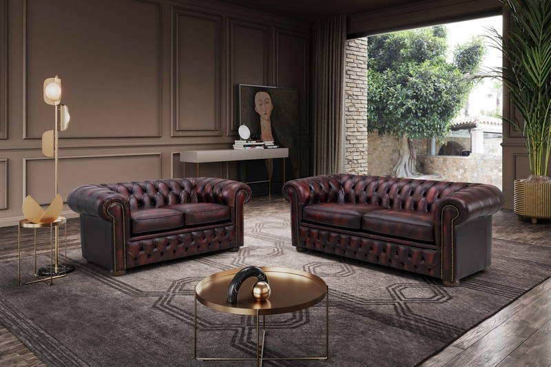 Zurbrüggen Sofa 3er I 913 CHESTERFIELD