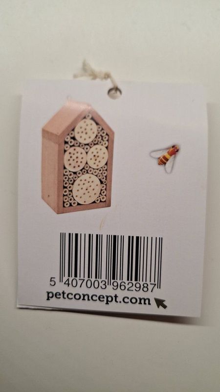 kowloon Insectenhotel Flyga Beige LXBXH 15X13X27 cm groot huisje