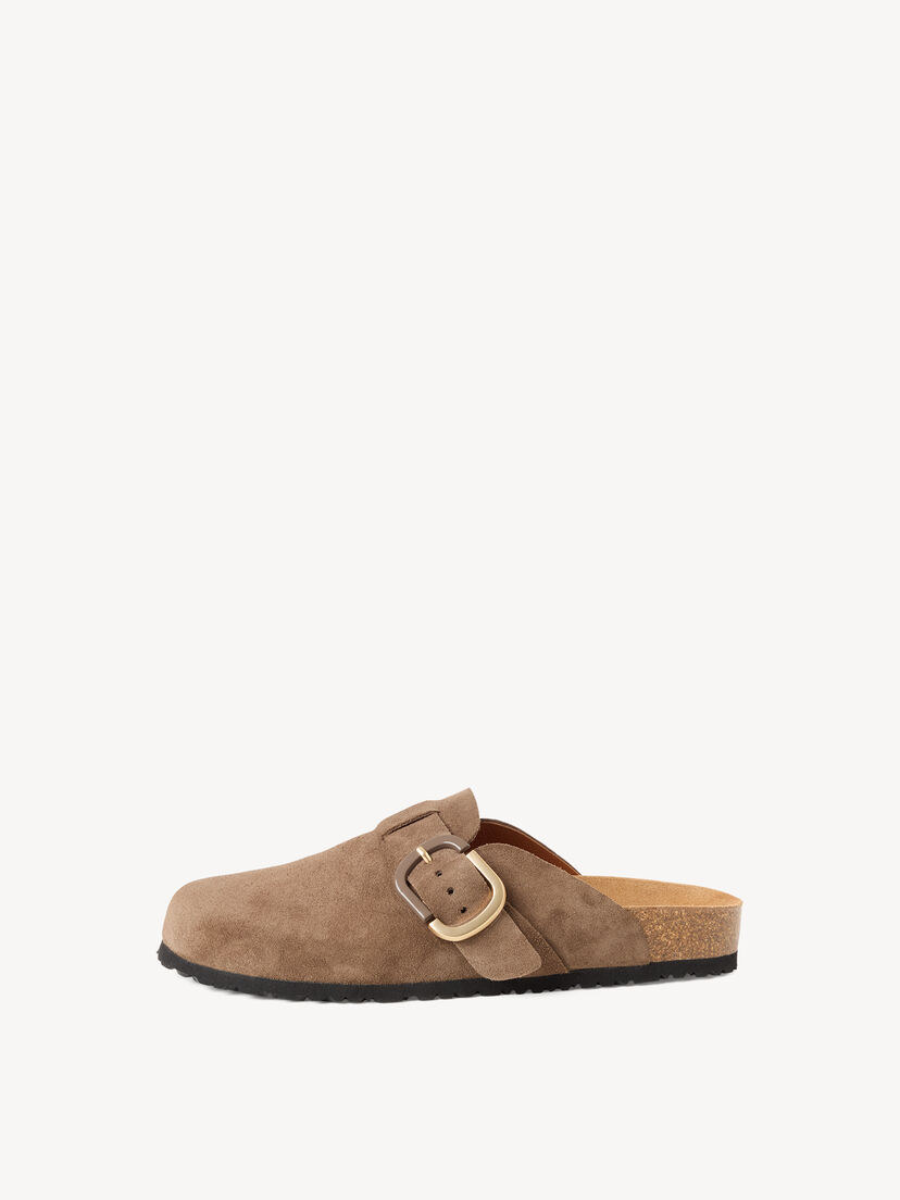 Leren Slipper - bruin