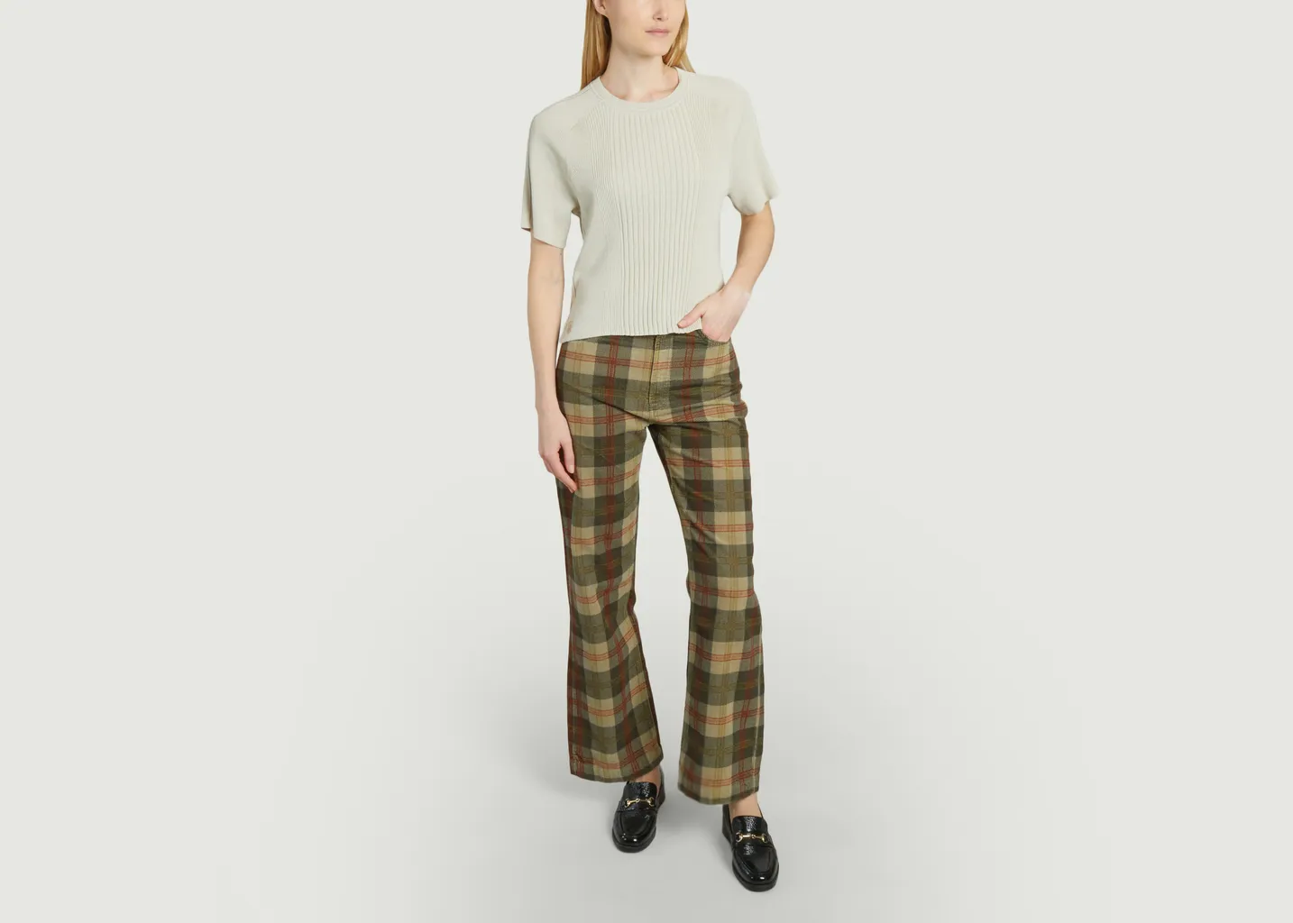 Pantalon en velours côtelé Eileen Nudie Jeans