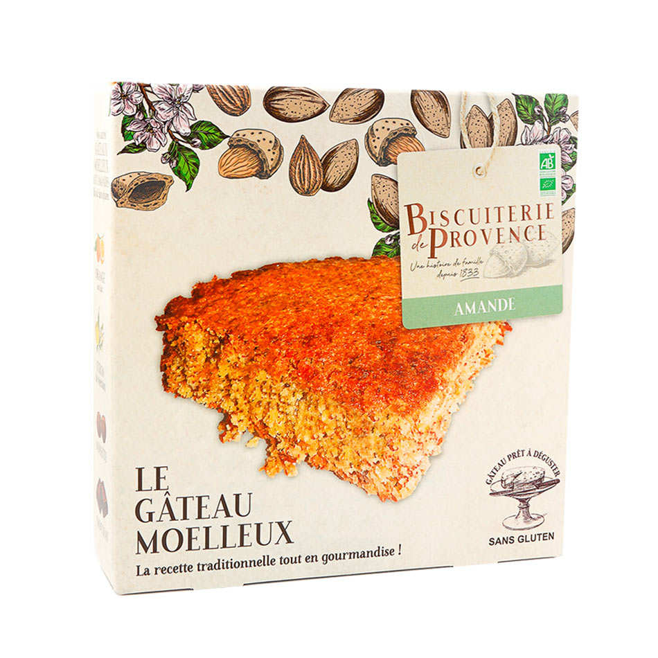 Gâteau moelleux aux amandes – Bio sans gluten