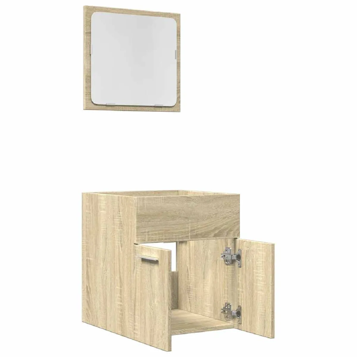 vidaXL Ensemble 2 pcs Chêne sonoma