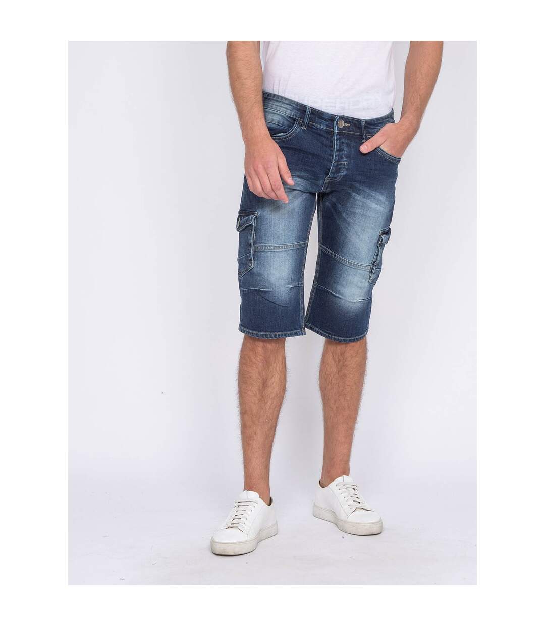 Pantacourt battle en jean BONACRI DK BLUE