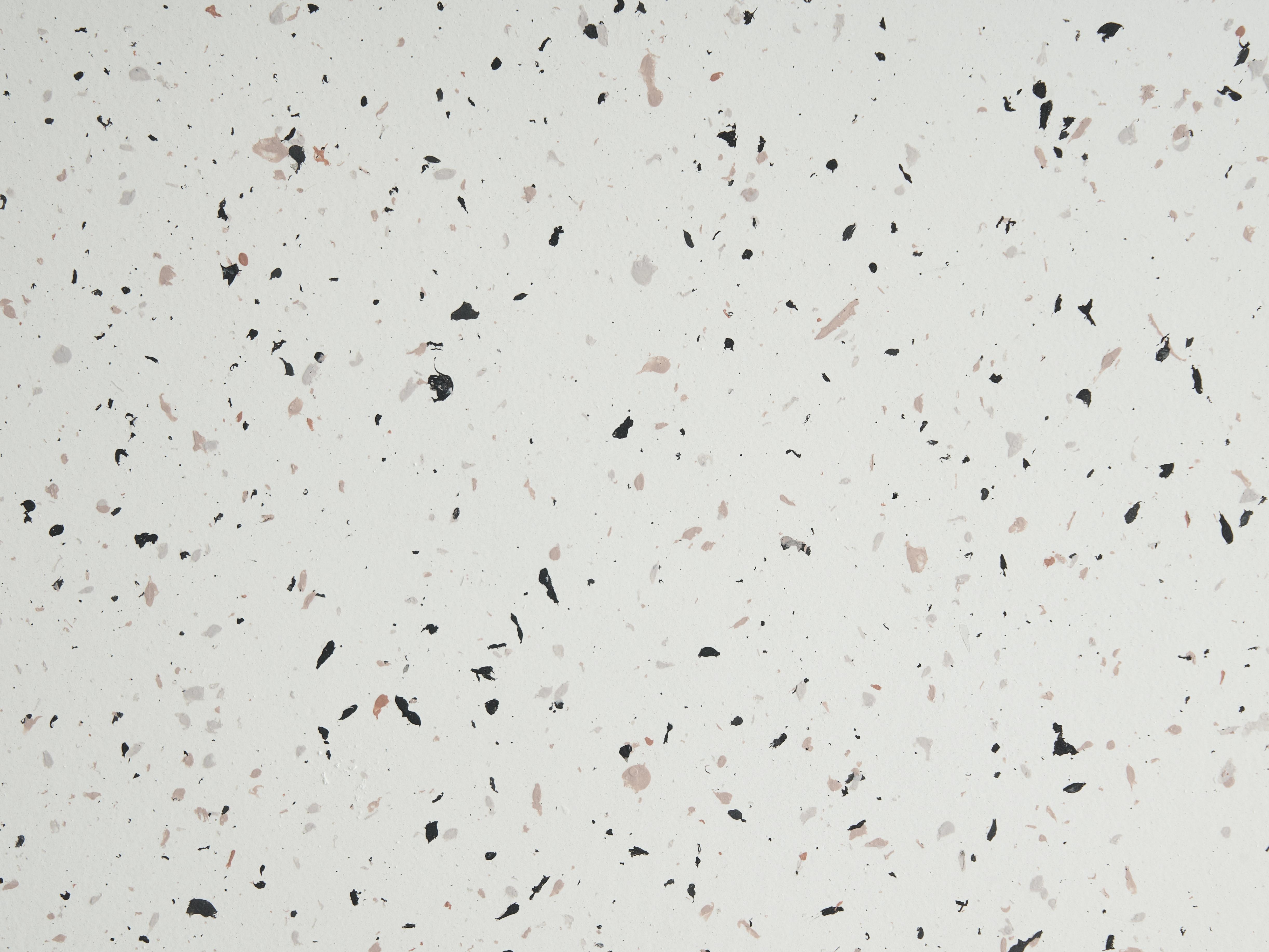 Bijzettafel FALIRO 37 cm 37 cm Terrazzo-effect Wit terrazzo