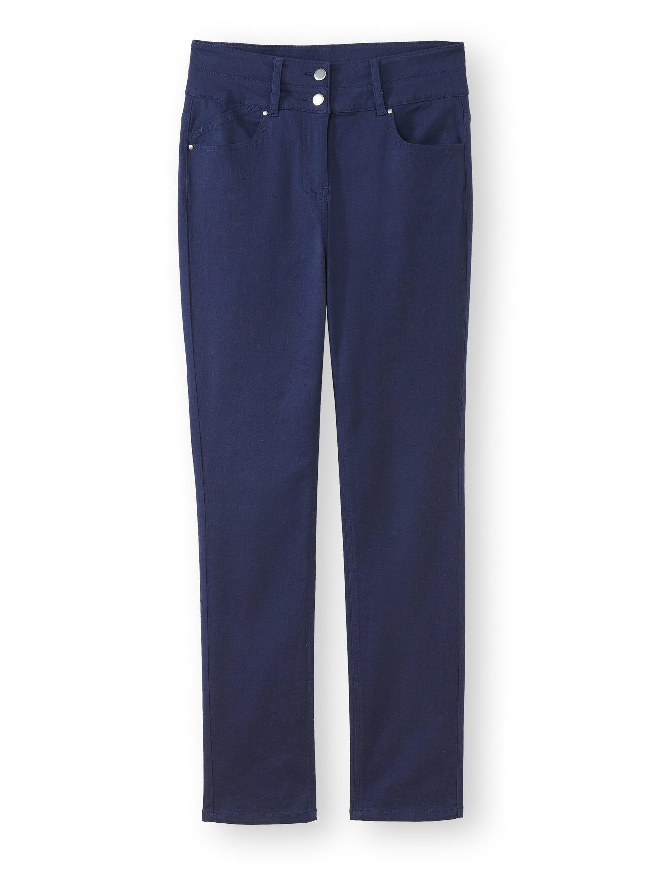 Pantalon taille haute coupe droite