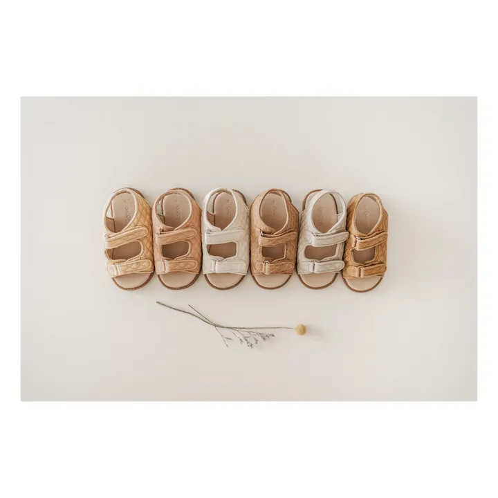 Consciously Baby Sandales Wanderer Coton Canvas | Cognac