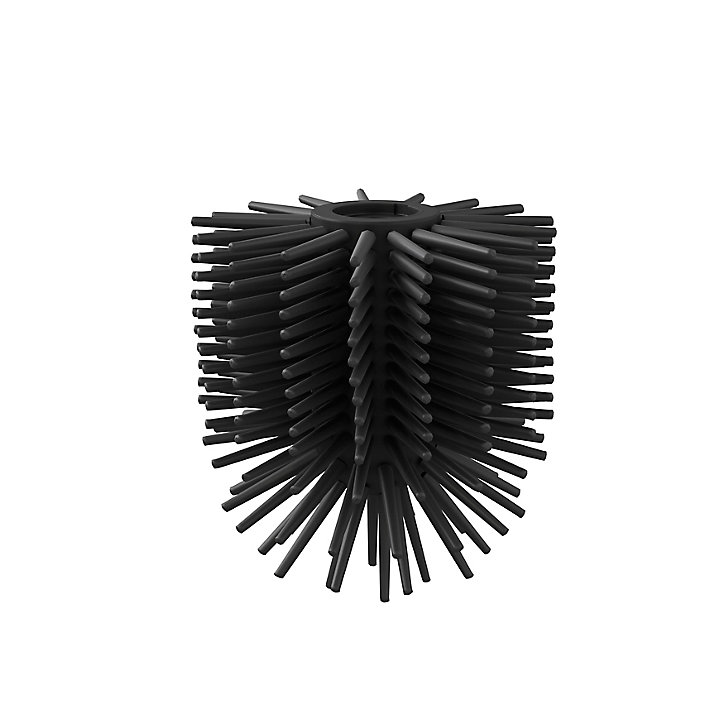 Tête de brosse WC Silicone Elland Noir GoodHome