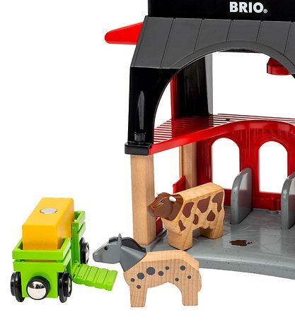 BRIO WoRød Stald Til Dyr - 36012