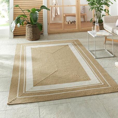 Jute Vloerkleed Braids - Beige