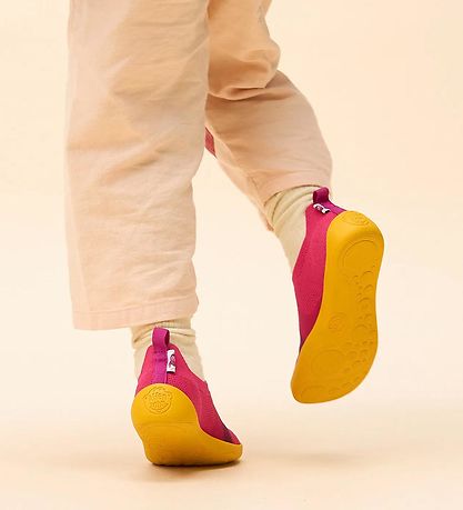 Affenzahn Schuhe - Slipper Knit Flinky Bird - Pink