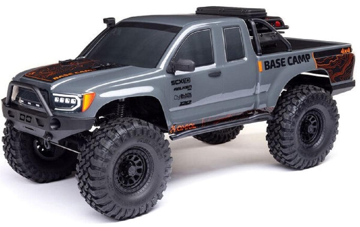 Scale Crawler SCX10 III Base Camp ARTR, Grau<br>Rockcrawler Basis Ausführung mit Spektrum